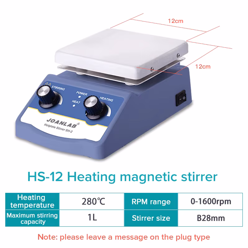 Manyetik Karıştırıcı Isıtmalı-Joanlab- HS 12 Model