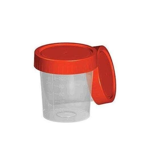 Numune Kabı (idrar kabı).Steril.Poşetli.100 ml (350 ad/koli)