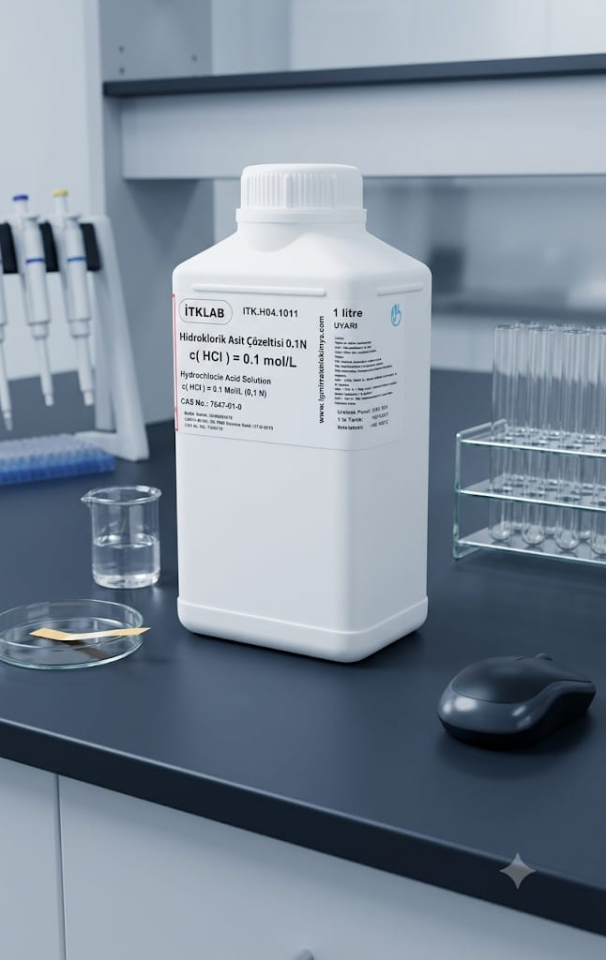 Hidroklorik Asit Çözeltisi 0.1N 1lt